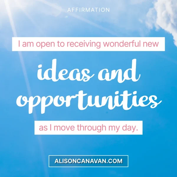 Ideas and Opportunities